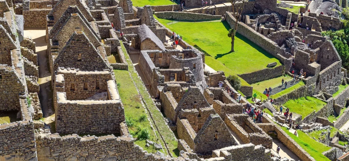 De inca ruïne Machu Picchu