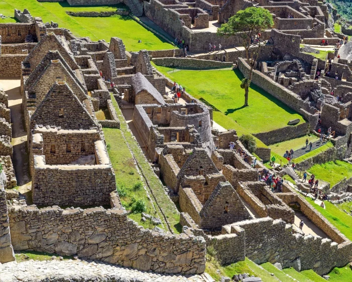 De inca ruïne Machu Picchu
