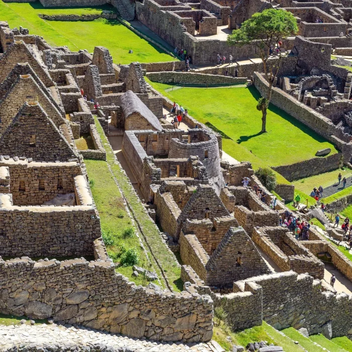 De inca ruïne Machu Picchu